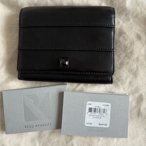 Reed Krakoff Black Napa leather wallet